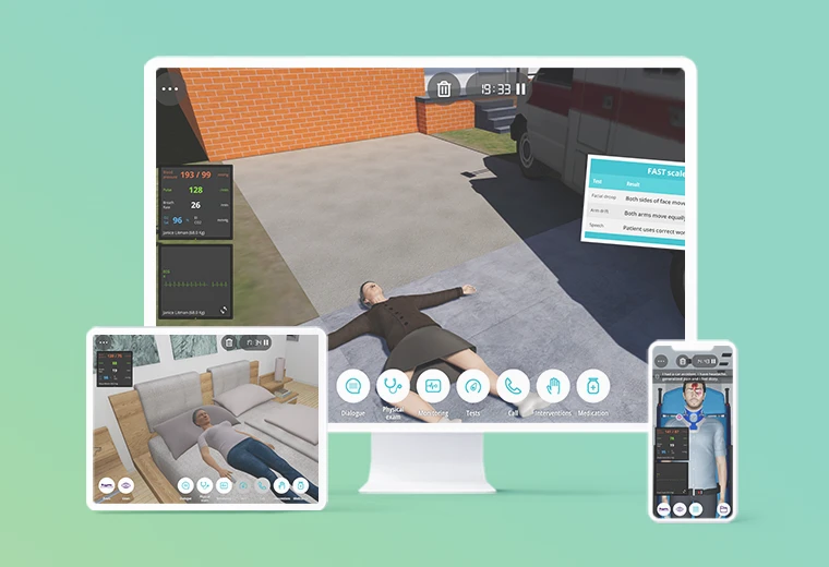 Body Interact Virtual Patient Simulator devices